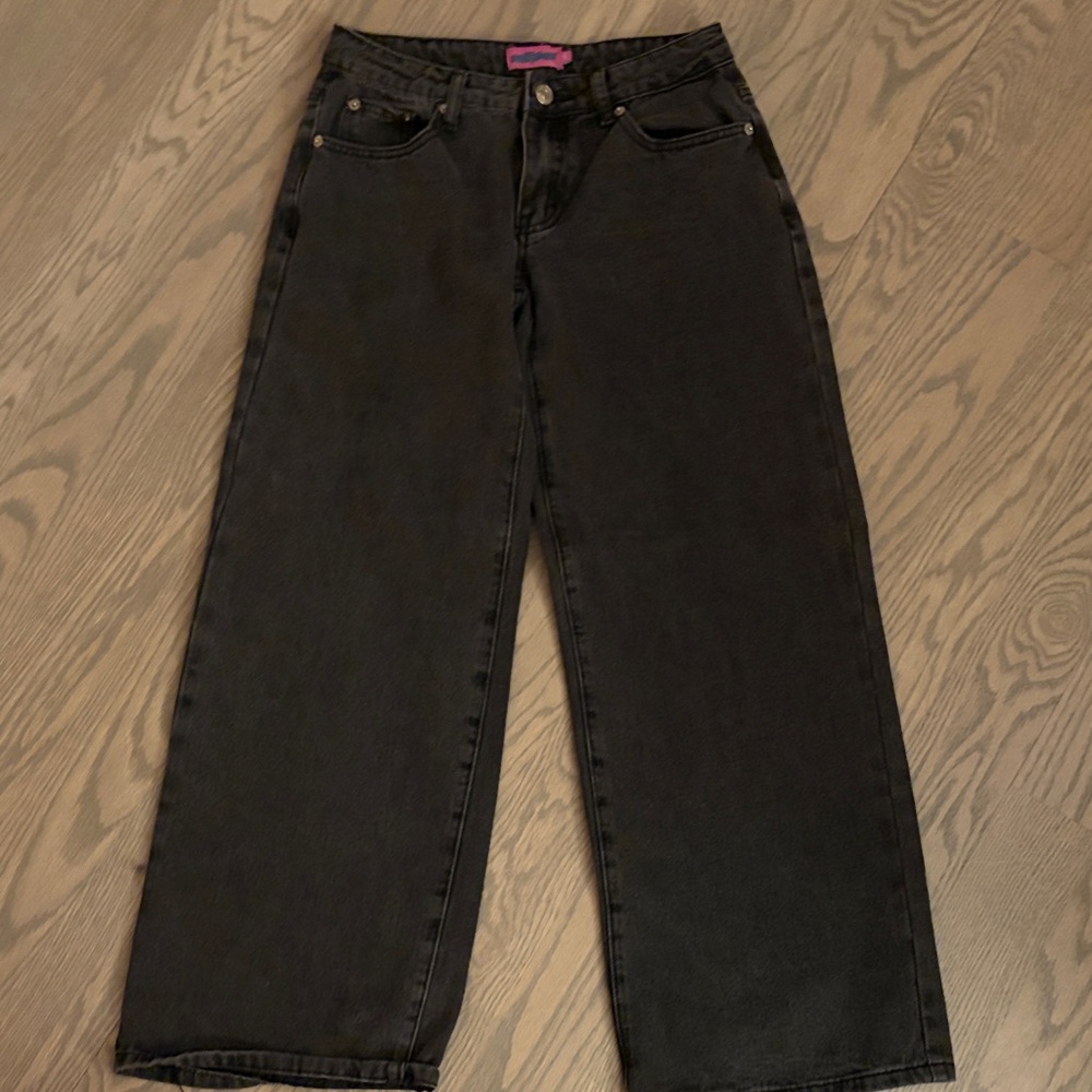 Edikted Women's Straight Leg Black Jeans